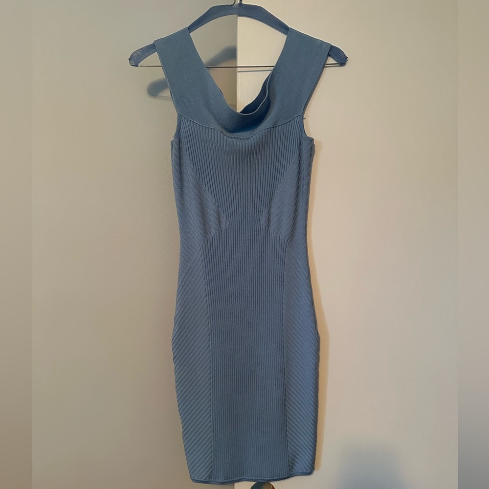 Marciano blue bandage dress!